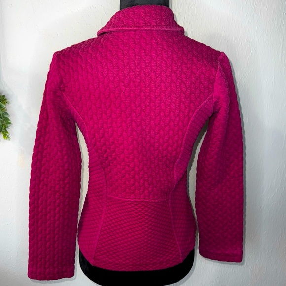 Isaac Mizrahi Fuchsia Quilted Jacket Size XXS - Picture 2 of 6